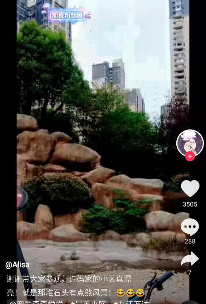 许敏万达小区内景曝光绿化设计都不错邻开云体育居支持她早日回家(图3)