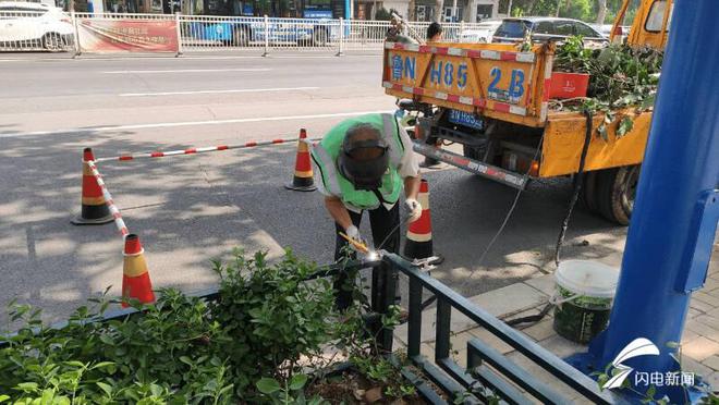 开云体育高标准、严落实！德州市园林绿化服务中心持之以恒推动全国文明城市创建工作(图1)