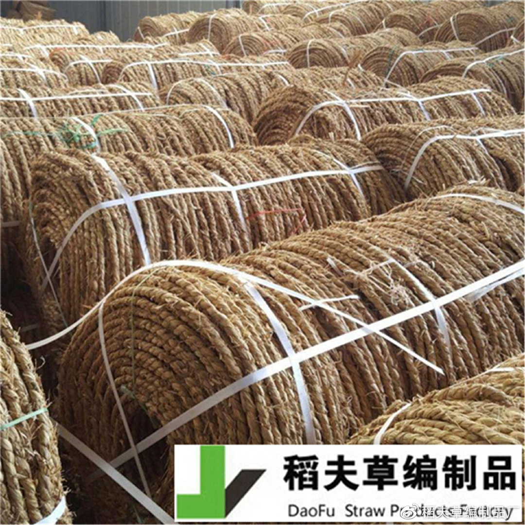 开云体育 开云平台稻夫草绳广泛应用于园林绿化、管桩厂、冶金厂、砖瓦机械钢厂(图4)