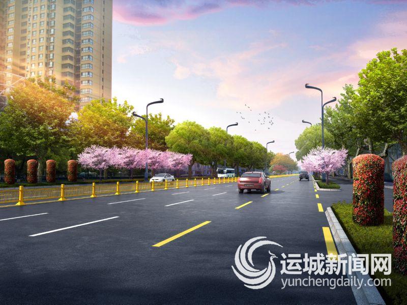 中心城区改开云体育 开云官网扩建道路秋冬季绿化工作有序推进br绿化增“诗情” 环境添“画意”(图1)