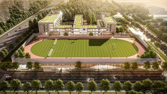松江拟新建广开云体育 开云官网富林北富小学项目基地内的水杉林将被嵌入校园整体设计方案中(图1)