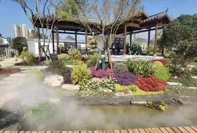 荟聚全开云体育 开云平台省54个单位的匠心巧思信阳花境园正式开放(图2)