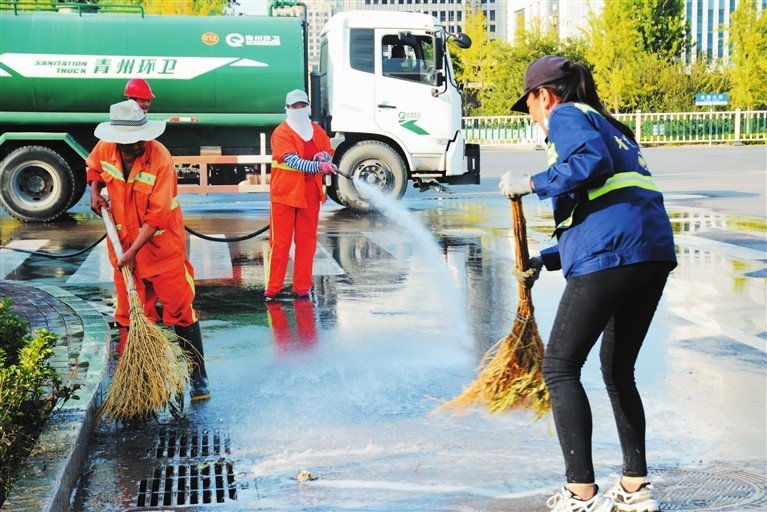 开云体育 开云官网青州市园林绿化和环卫中心：“精工细作”扮靓市容环境(图1)