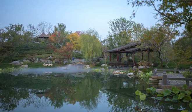 尽显杭州韵味铺展诗画西湖徐州园博会杭州园正式开门迎客开云 开云体育(图17)