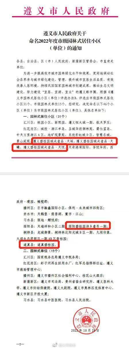 看过来遵义“园林式小区”有开云 开云体育官网你家吗？(图1)
