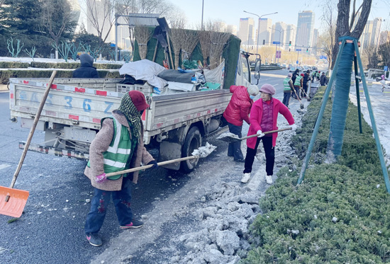 济南：全市园林和林业绿化系统积极采取措施开云 开云体育应对寒潮天气(图3)