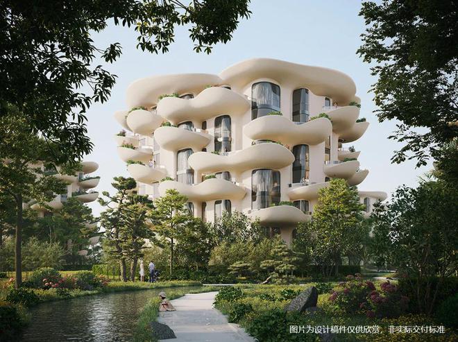 建业君邻大院 北龙湖岸边“竖”起来的森开云 开云体育APP林建筑(图1)