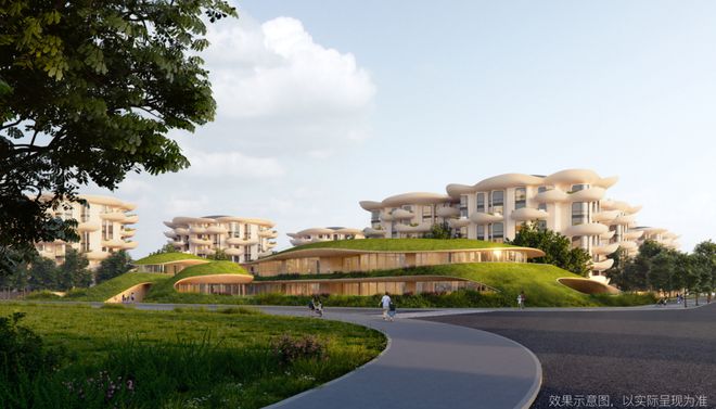 建业君邻大院 北龙湖岸边“竖”起来的森开云 开云体育APP林建筑(图2)