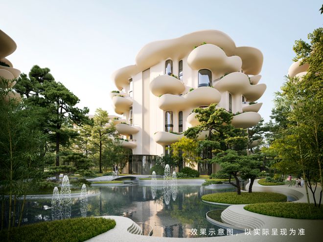 建业君邻大院 北龙湖岸边“竖”起来的森开云 开云体育APP林建筑(图3)