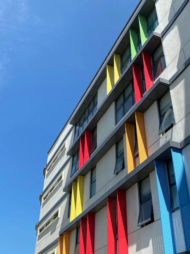 开云 开云体育小学校园：以对称的“菱形”布局围合式的庭院设计(图8)