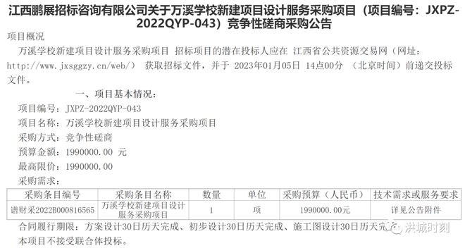 万溪学校启动设计服务开云体育 开云平台采购！(图1)