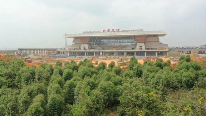 今年启用南宁第五开云 开云体育座高铁站武鸣高铁站即将亮相！(图1)