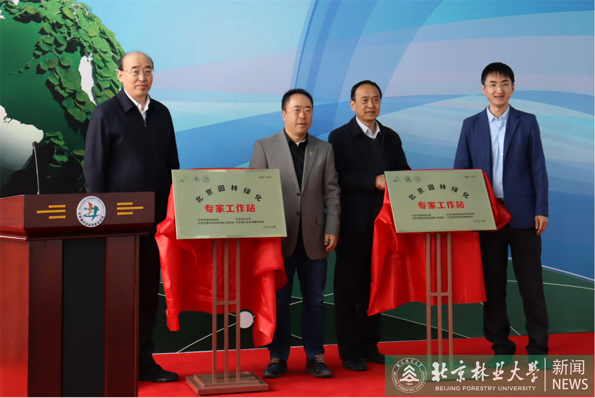 我校9个北京市园林绿化专开云体育 kaiyun.com 官网入口家工作站揭牌(图1)