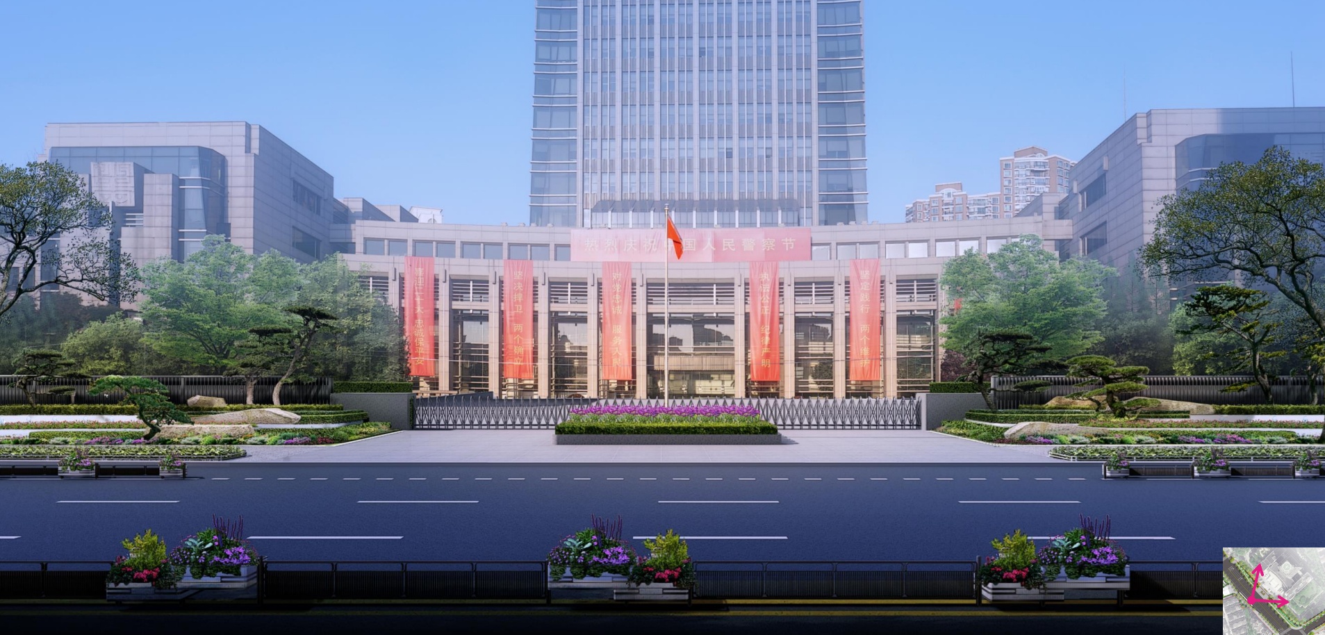 开云体育 开云平台武宁南路绿化恢复项目：地铁工地变绿地花园旧貌换新颜(图4)