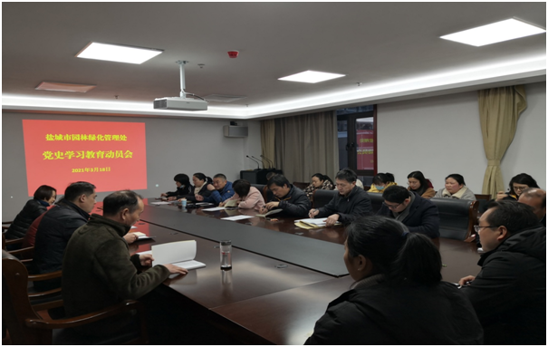 开云体育 开云平台市园林绿化管理处开展史学习教育系列活动(图1)