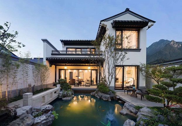 开云 开云体育平台农村自建别墅装修乡村庭院别墅设计乡村建造宅基地重建(图3)
