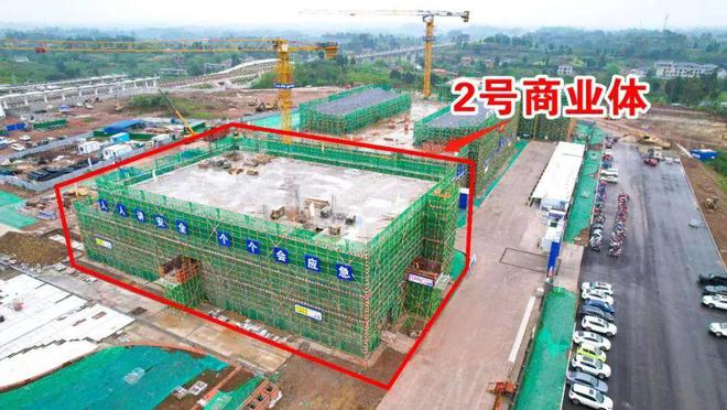 现场抢先看！内江这个高铁站基开云 开云体育平台础设施预计7月全部封顶(图4)