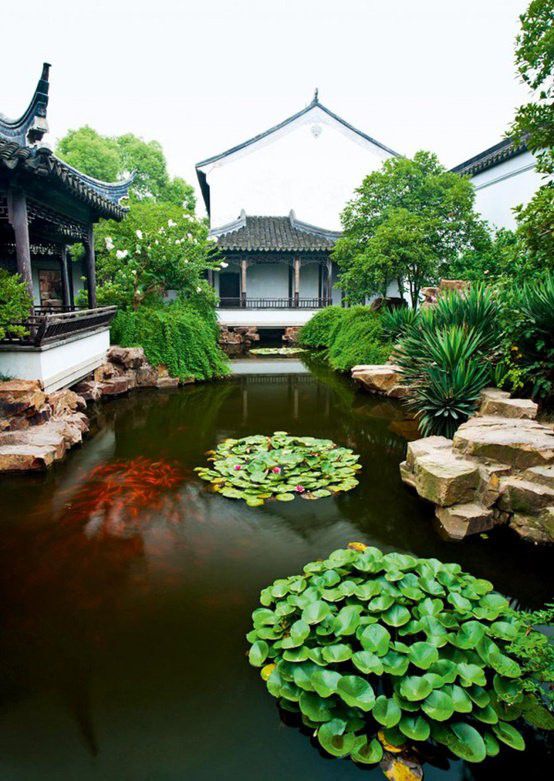 16个中式“花园庭院”设计一砖一Kaiyun 开云瓦一草一木造就最美院落(图3)