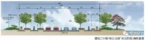 长江五路与渤海二十开云 开云体育平台路设计方案公布(图3)