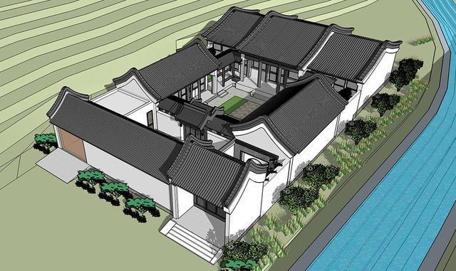 最美山林风传统四合院这座四合院设计堪称仙境Kaiyun 开云体育(图2)