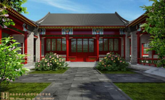 仿古中式宅院开云 开云体育官网案例：复古感的四合院设计(图2)