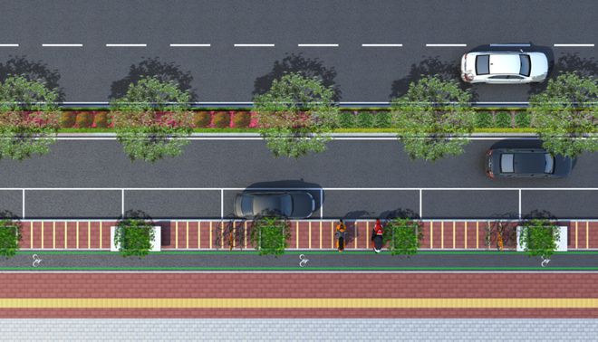开云体育 开云平台惠安县城区道路沥青化改造和景观提升工程效果图出炉(图4)