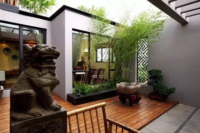 Kaiyun 开云体育私家“中式庭院”设计恬静自然的中式花园才是院子应有的样子(图2)