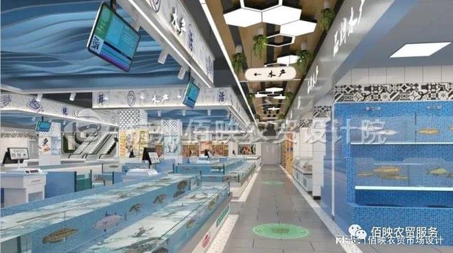 农贸市场：花样百出的平面布局开云体育 Kaiyun.com 官网入口设计(图3)