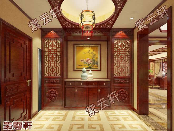古开云 开云体育官网典简约中式设计-江南印象风格李宅中式古典风格案例(图1)