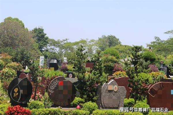 公墓如园Kaiyun 开云林 墓碑如艺术品现代绿色殡葬陈述了什么样的丧葬观念？(图5)