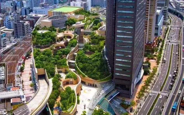 日本新商业项目开云体育 开云平台100%屋顶绿化+七个典型案例分析(图9)