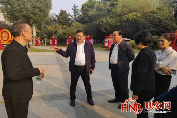 商丘市园林绿化中心对商丘市各县国家园林城市复查开云 开云体育平台工作进行调研(图1)