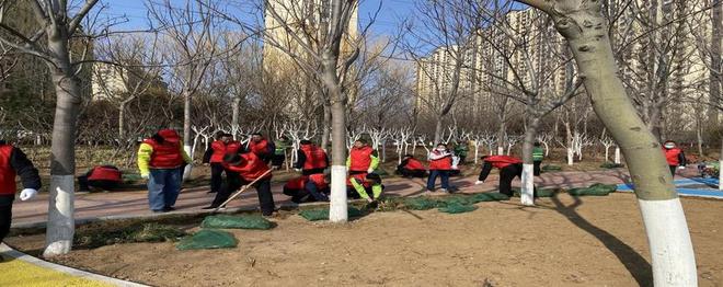 泰安市开云 开云体育平台园林绿化管理服务中心开展“建红”引领“生态绿”主题日活动(图2)