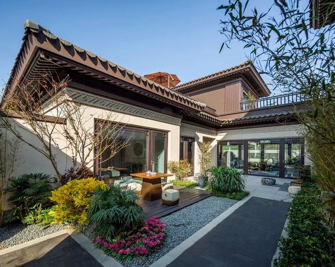 Kaiyun 开云体育13个“中式庭院”景观设计每处都是景这才是中国人的院落(图1)