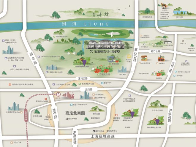 『官方』嘉定五个开云体育 开云官网院子的别墅售楼处发布：550万级别墅终极想象(图9)