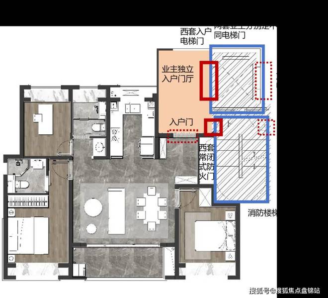 森兰·航荟名庭官方预约通道丨浦开云APP 开云官网入口东森兰·航荟名庭售楼处丨楼盘详情(图6)