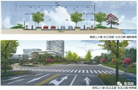 滨州长开云APP 开云官网入口江五路与渤海二十路设计方案公布！(图4)