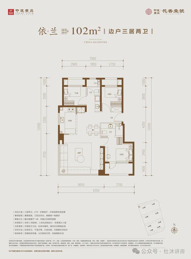 开云 开云体育平台丰台——中建壹品·花香壹号(央企打造约89-136平精装 得房率高)(图8)