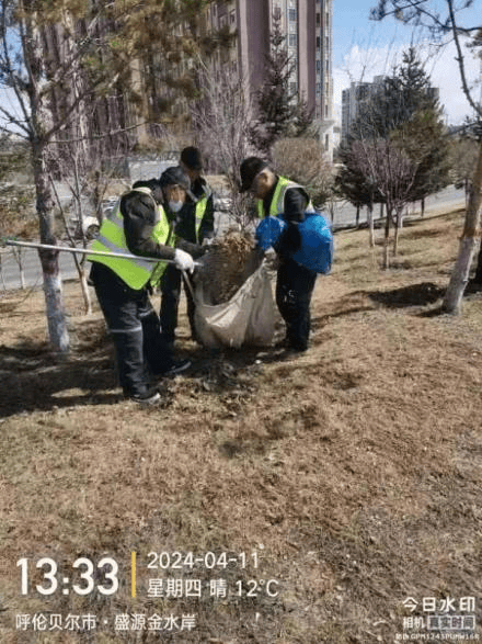 开云体育 开云平台园林绿化服务中心：全面清理绿化带 守护绿色风景线(图1)
