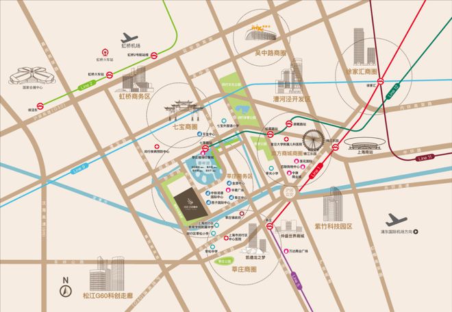 中企云启春申约96-1开云 开云体育官网27m²3-4房速减中！总价641万起入住莘庄CBD3房(图11)